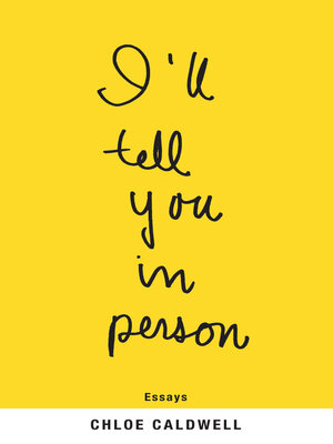 cover image of I'll Tell You in Person